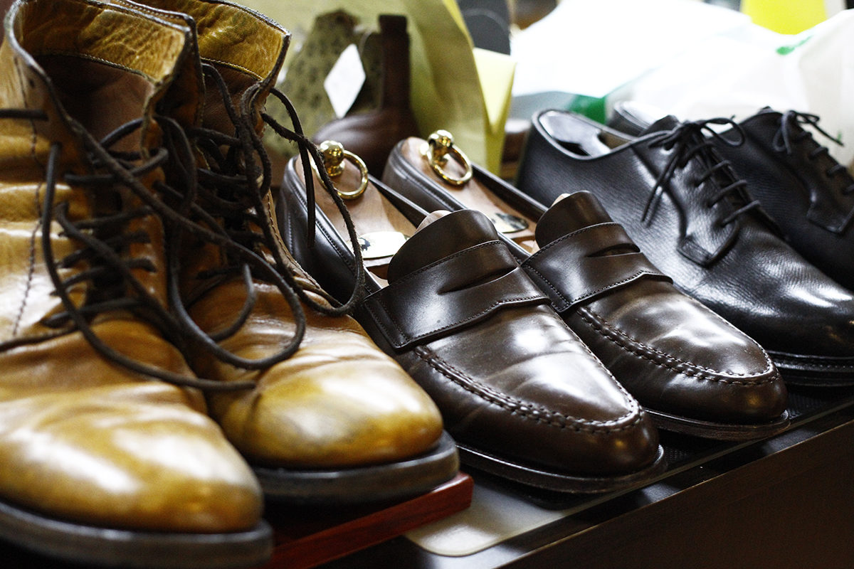 Kyoto leather shoe repair Take Shoe 