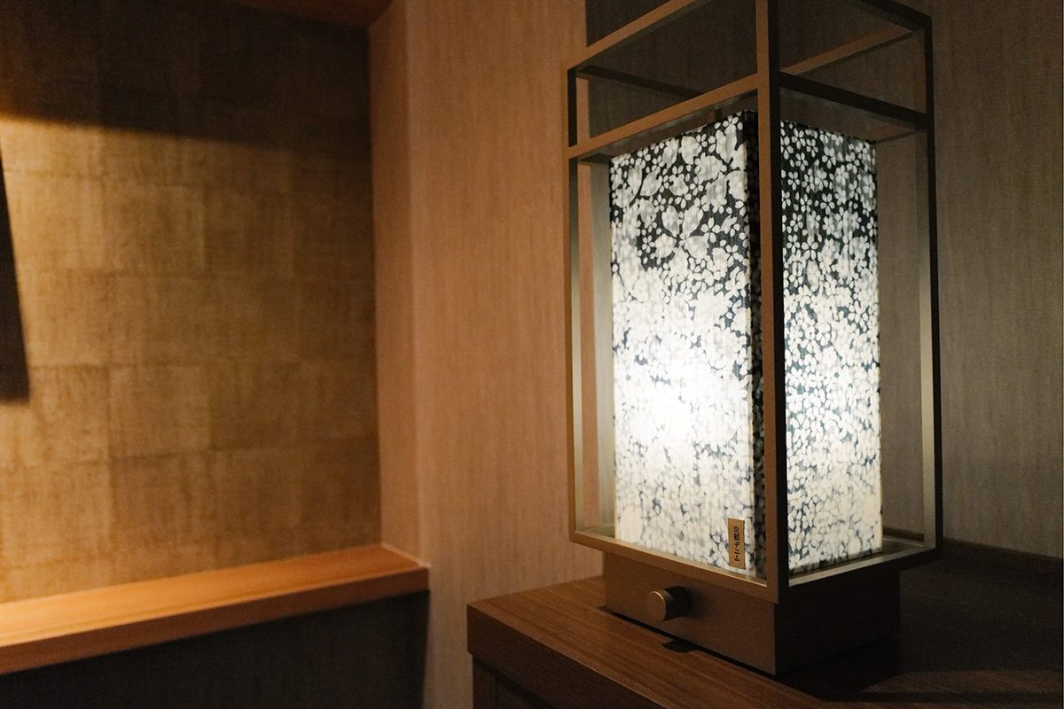 京都デニムのデニムの照明